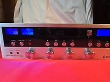 Innovative Technology ITCDS-5000 Bluetooth CD Player FM Radio Silver Black