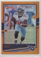 2020 Panini Donruss Jersey Number 40/55 Jayon Brown #250 01i1
