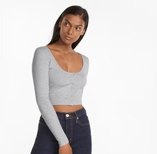 SUPER SALE Puma Classics Ribbed Long Sleeve Top 53345104 