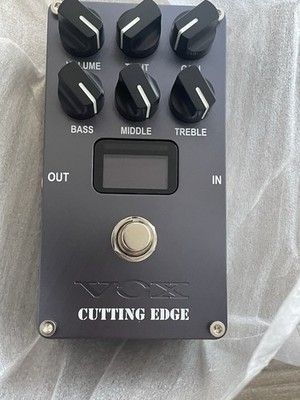 VOX Cutting Edge   Distortion   Gain   Nutube Preamp   VALVENERGY   Effektpedal