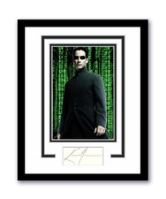 Matrix Keanu Reeves Autographed Signed 11x14 Framed Photo ACOA