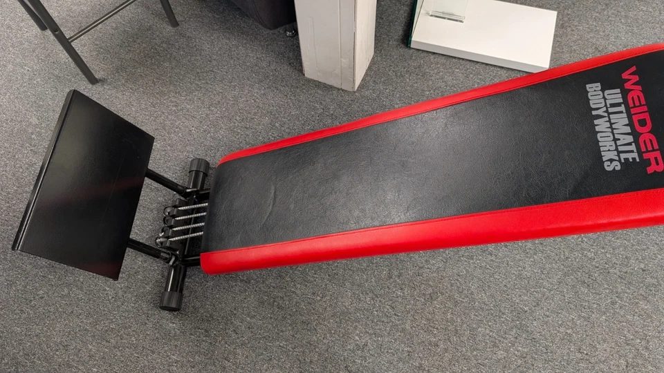 Banco Weider Ultimate Body Works modelo WEBE15911 (réplica total de gimnasio) Foto 4 de 4