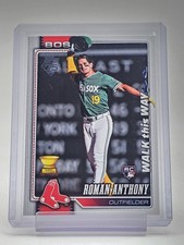 ROMAN ANTHONY 2025 TOPPS SERIES 1 CELEBRATION WALK THIS WAY ROOKIE SSP Q5180