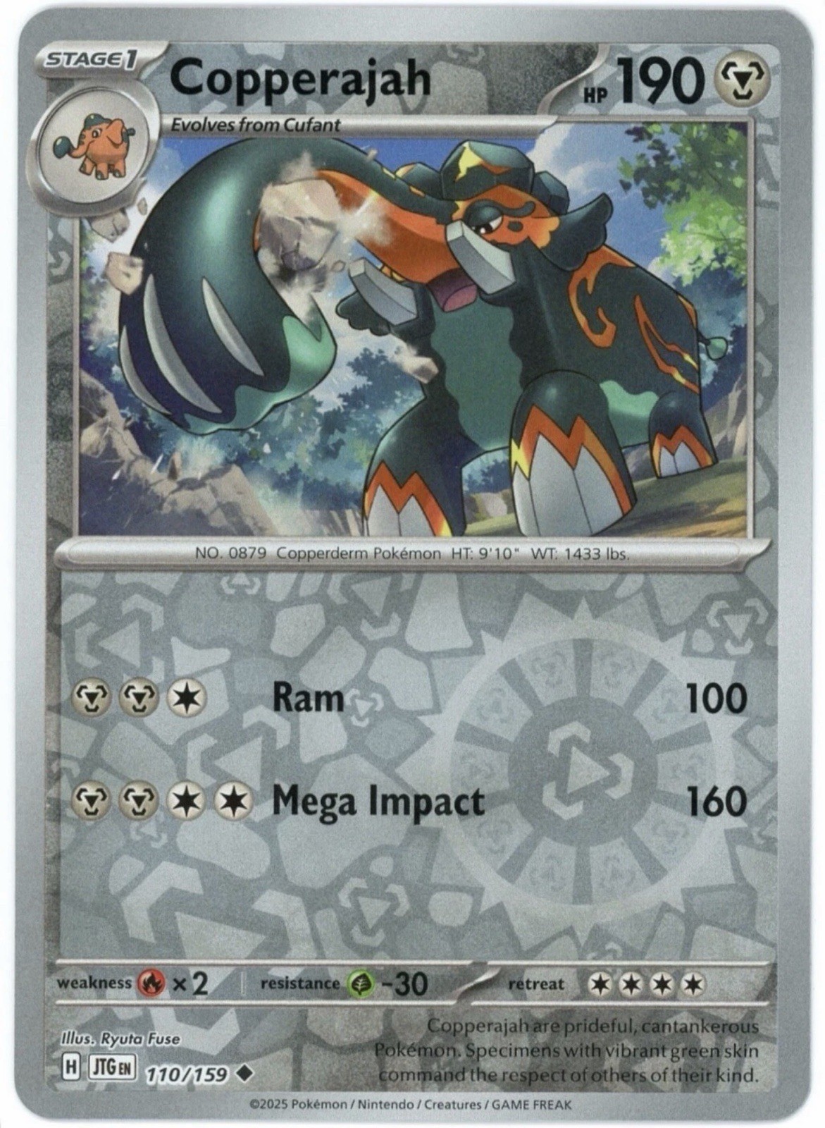 Copperajah - 110/159  - Reverse Holo - Journey Together -  NM/M