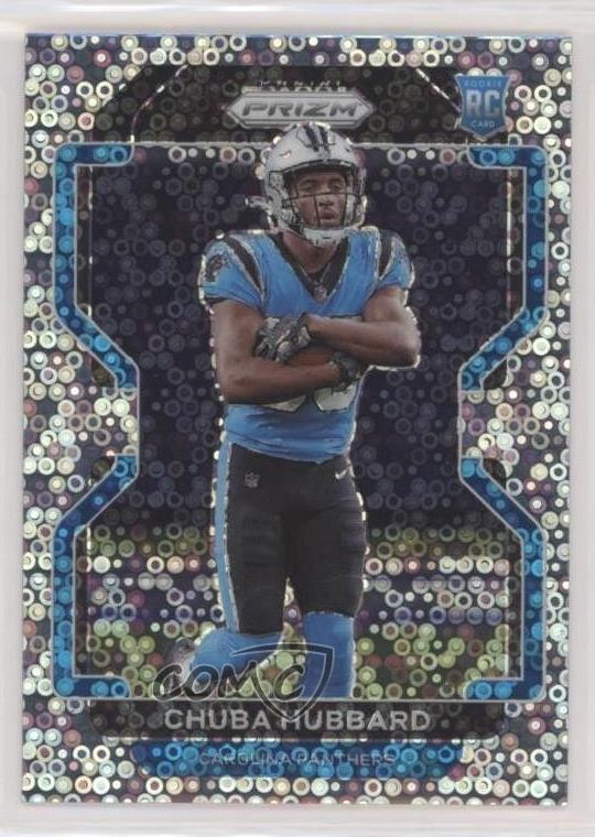 2021 Panini Prizm Rookie No Huddle Prizm Chuba Hubbard #355 0mb9