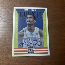2012-13 Panini Past and Present Signatures #175 Kim English Auto - BSK