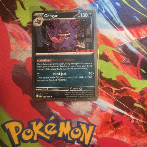 Pokemon Gengar GameStop Exclusive Promo Good Centering