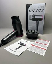 Silent Hair Dryer Powerful 1800W Negative Ionic Blow Effortless Easy Fast Drying