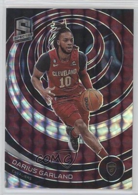 2022-23 Panini Spectra Interstellar Prizm 28/99 Darius Garland #142 rf2