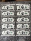 1 A $2 Two Dollar Bill 1976 Series ~ Low Serial Number ~ UNCIRC~ sequential — photo 1