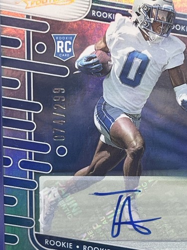 2024 Panini Absolute Spectrum Signatures #124 Terrion Arnold /299 Auto Rookie - Picture 6 of 10