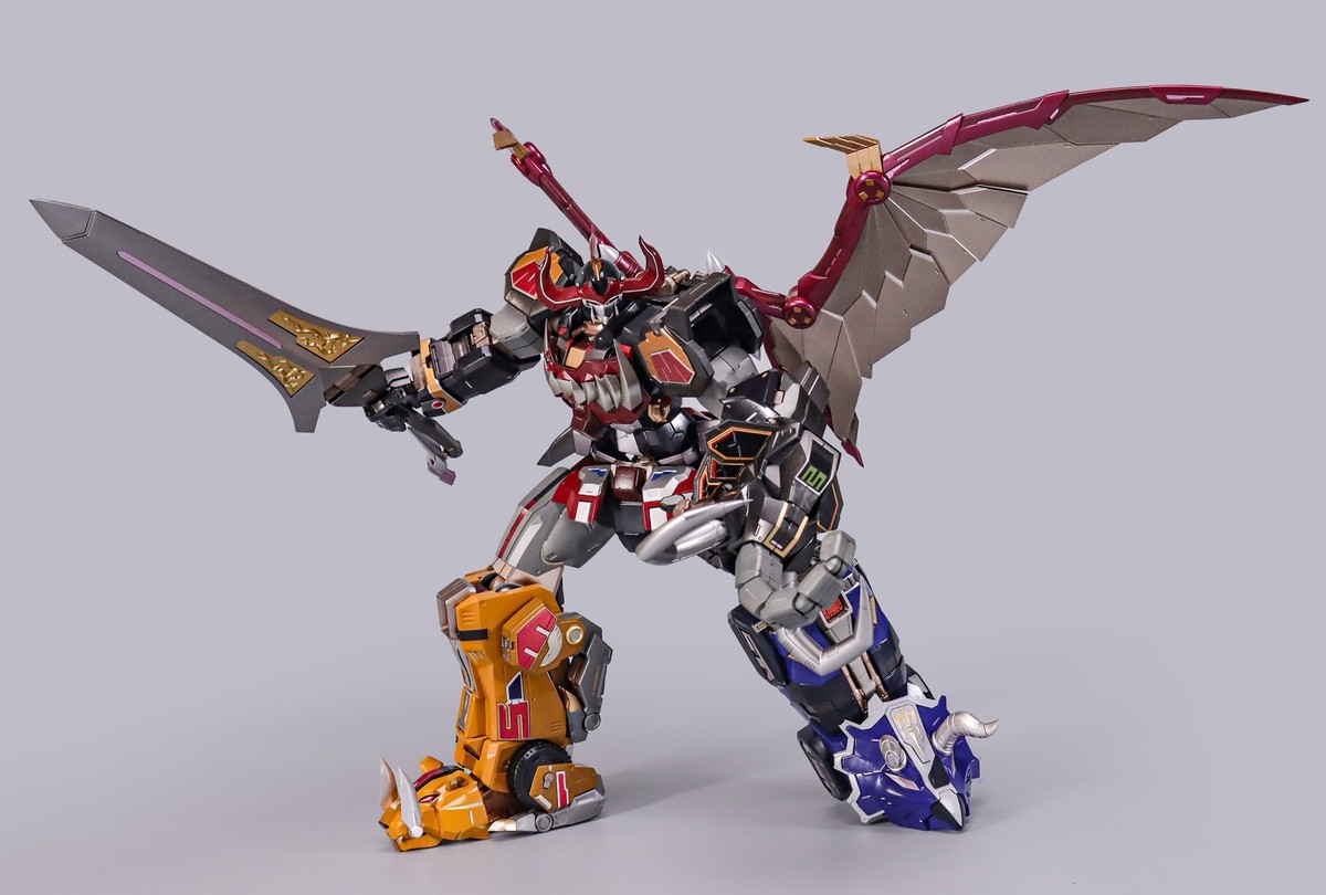 Ready! New Explosion Model ZL-01 Megazord Action Figure Combined