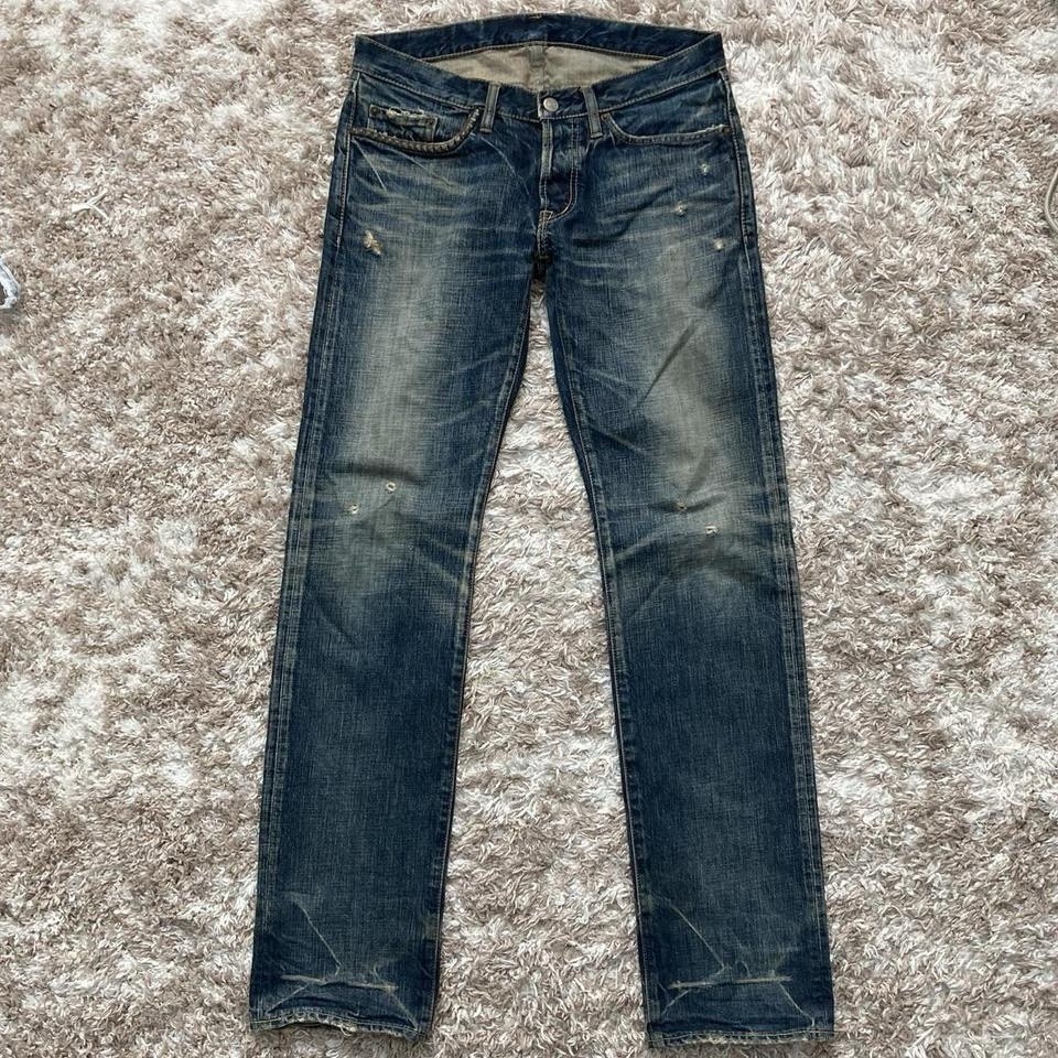 パンツ HYSTERIC GLAMOUR straight studded denim Vintage Hysteric Glamour Stone Wash Straight Leg Studded Jeans | eBay