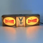 Vtg Cash Register Budweiser Light Up Sign King of Beers Eagle Bar