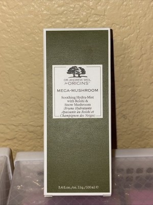 Origins Dr. Weil Mega Mushroom Soothing Hydra Mist - Size 3.4 Oz. / 100mL /4pc