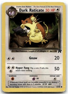 Dark Raticate 51/82 Team Rocket