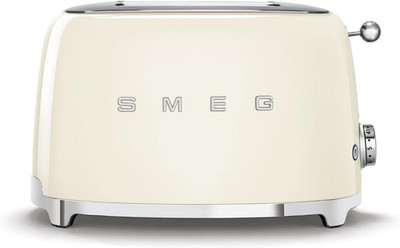 SMEG 2 Slice Toaster with 6 Presets and Defrost Function and Removable Crumb Tra