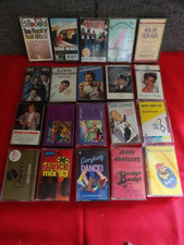 vintage lot of 20 mixed assorted music audio cassette tapes some rare