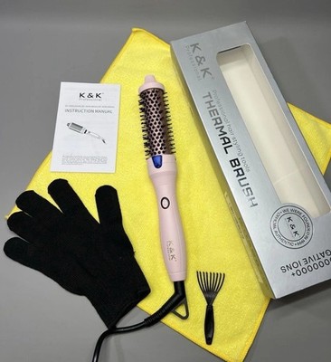 K&K Thermo Heißbürste Keratin Protect Heizfass 32 mm Glätteisen Lockenstab