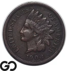 1908-S Indian Head Cent Penny *Rare San Francisco Date* AU