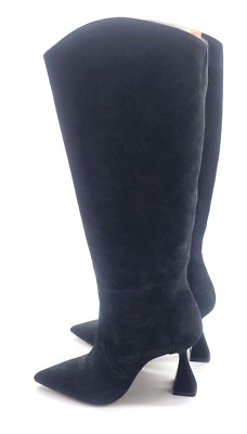 Schuhe Stiefel Damen Gianni Renzi Wildleder schwarz Modell Lisa
