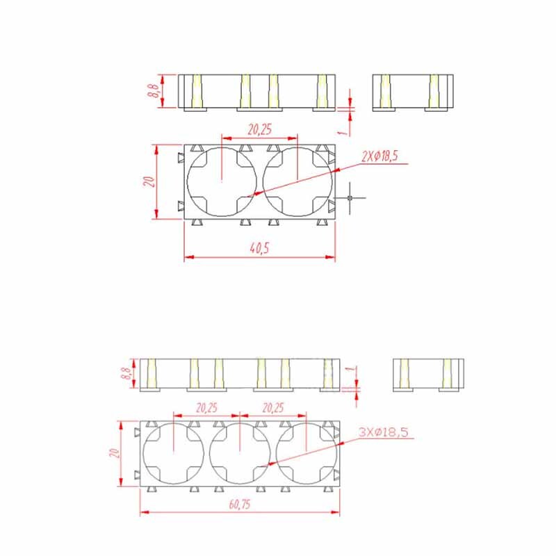 Supporto Per Batteria 18650 Supporto Cilindrico Per Batteria Agli Ioni Di Litio Staffa Per - Foto 11