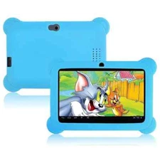 Universal Soft Silicone Gel Rubber Shockproof Case Cover 7 inch Tablet Blue