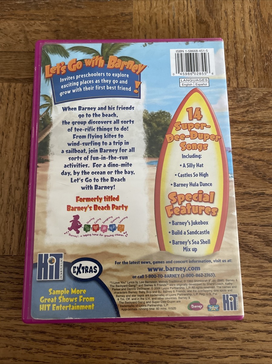 その他 Let&#39;s Go to the Beach [DVD] Barney Let's Go To The Beach DVD 45986028556| eBay