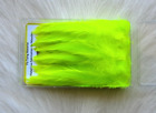 Fly Tying Feather. (50) Pack In Our Clear Plastic Box. Fl. Chartreuse.