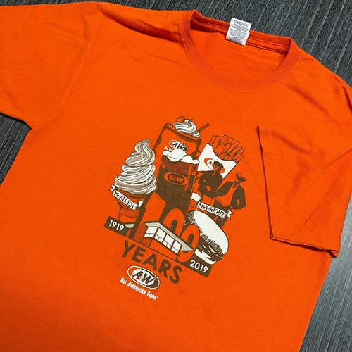 A\u0026W Root Beer T Shirt Men Medium Adult 