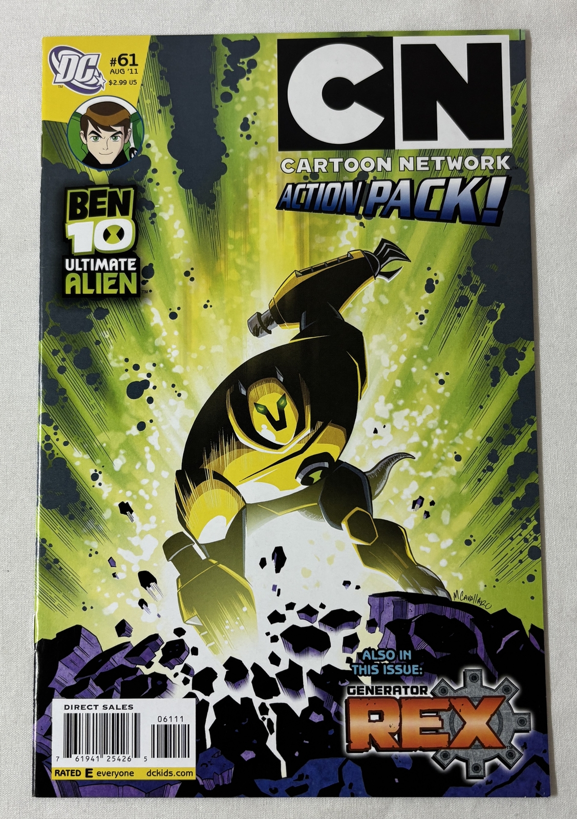 2011 CARTOON NETWORK ACTION PACK #61 ~ Ben 10 Ultimate Alien, Generator Rex