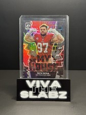 2022 Donruss Optic Nick Bosa #/25 My House Black Pandora SF 49ers
