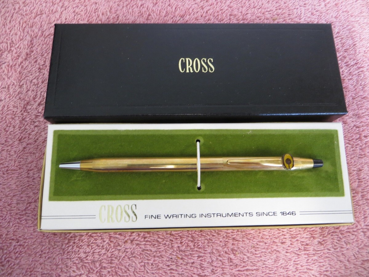 Vintage Cross #6602 12K Gold Filled Pen in Original Box - d