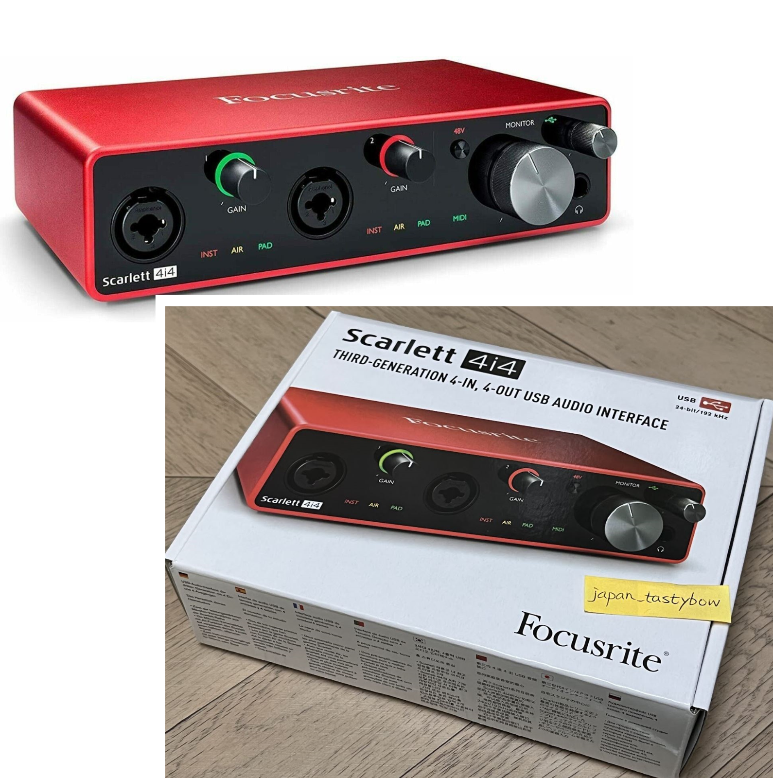 Focusrite Scarlett 4i4 3rd Gen USB Audio Recording Interface BRAND NEW BOX