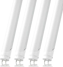 JESLED T8 4FT LED Tube Light Bulbs 22W G13 Garage 4' LED Shop Lights 5000K~6000K