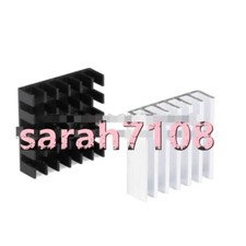 10PCS Heat sink 20 20 6MM silver/black broken aluminum radiator YT
