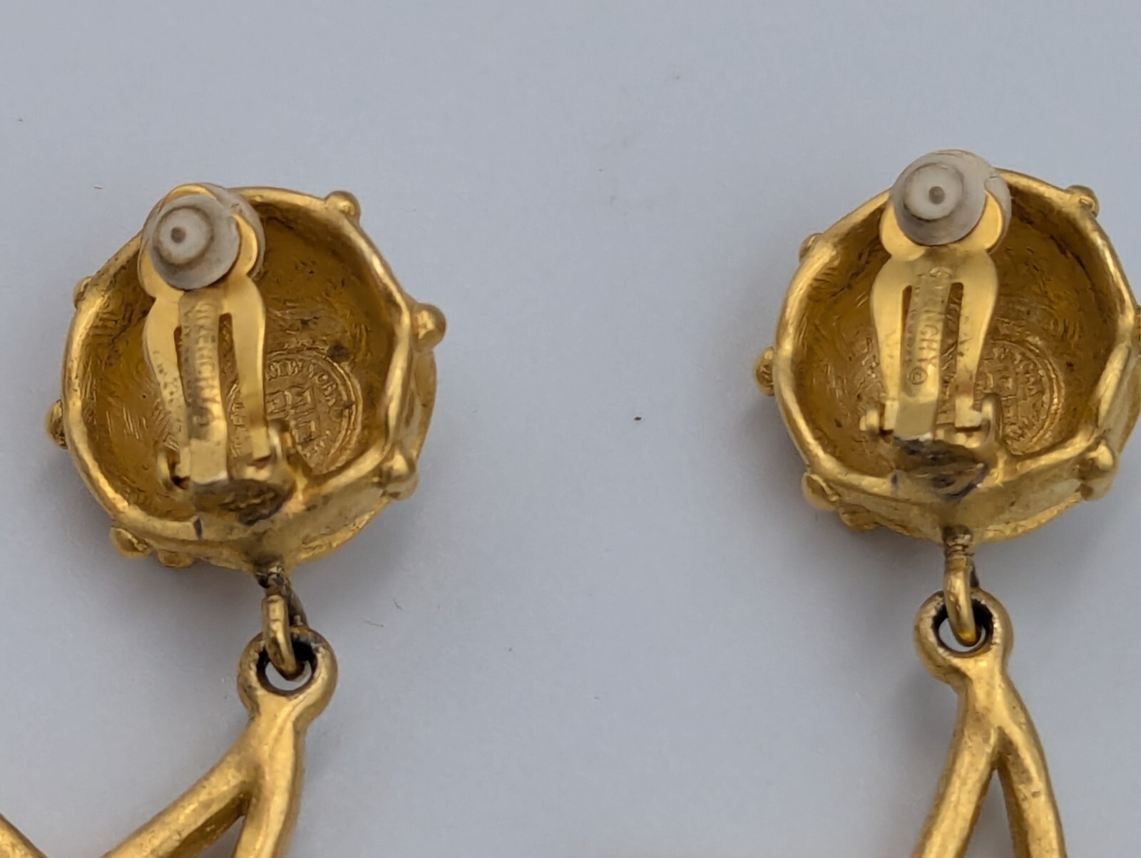 GIVENCHY Signed Runway Statement Earrings Star Go… - image 4