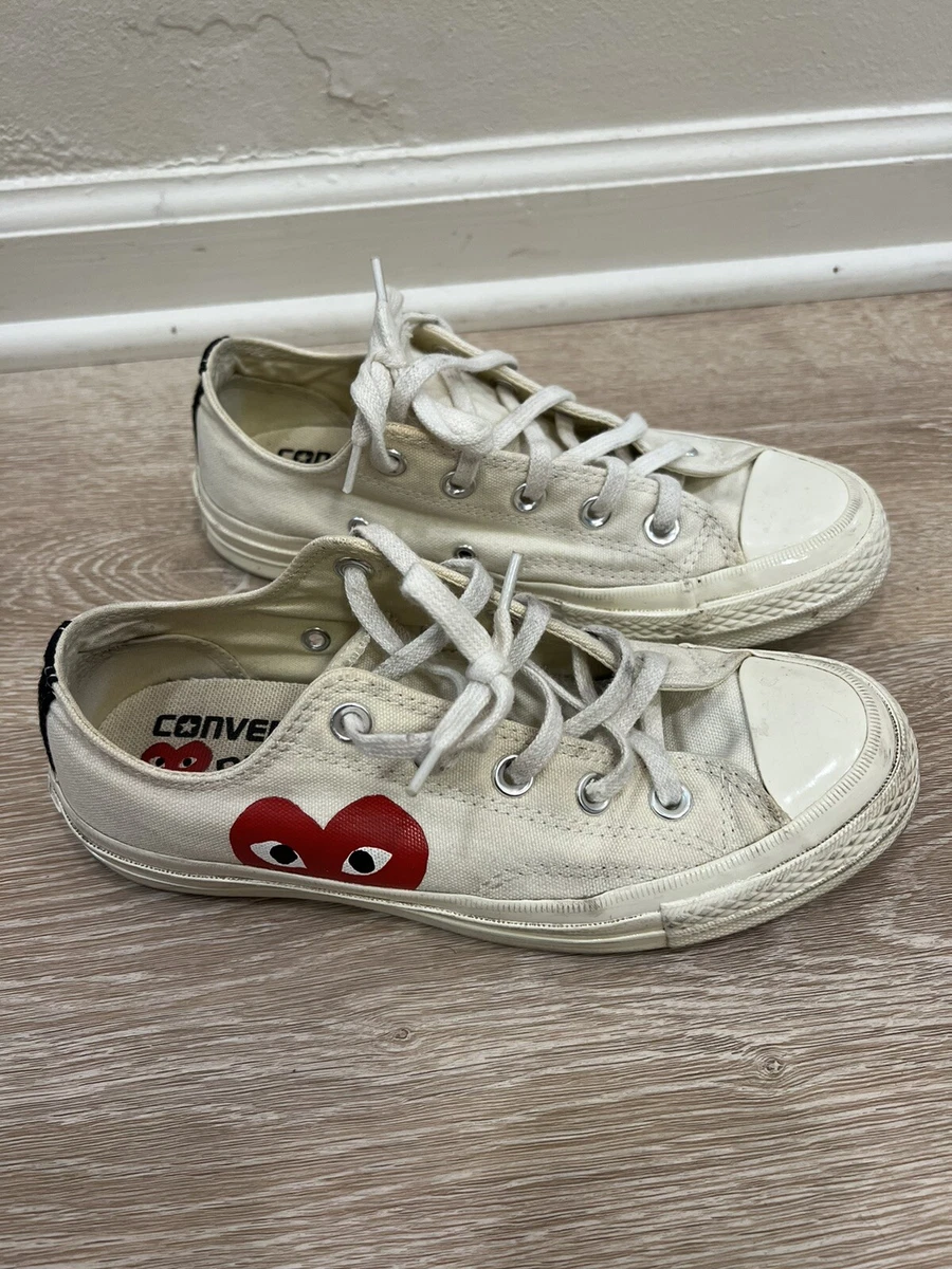 Converse X Comme des Chuck Taylor Sneakers Off White Trainers Shoes | eBay