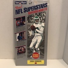 NFL Superstars Super Silhouette Cling Randall Cunningham Phila Eagles Sealed!