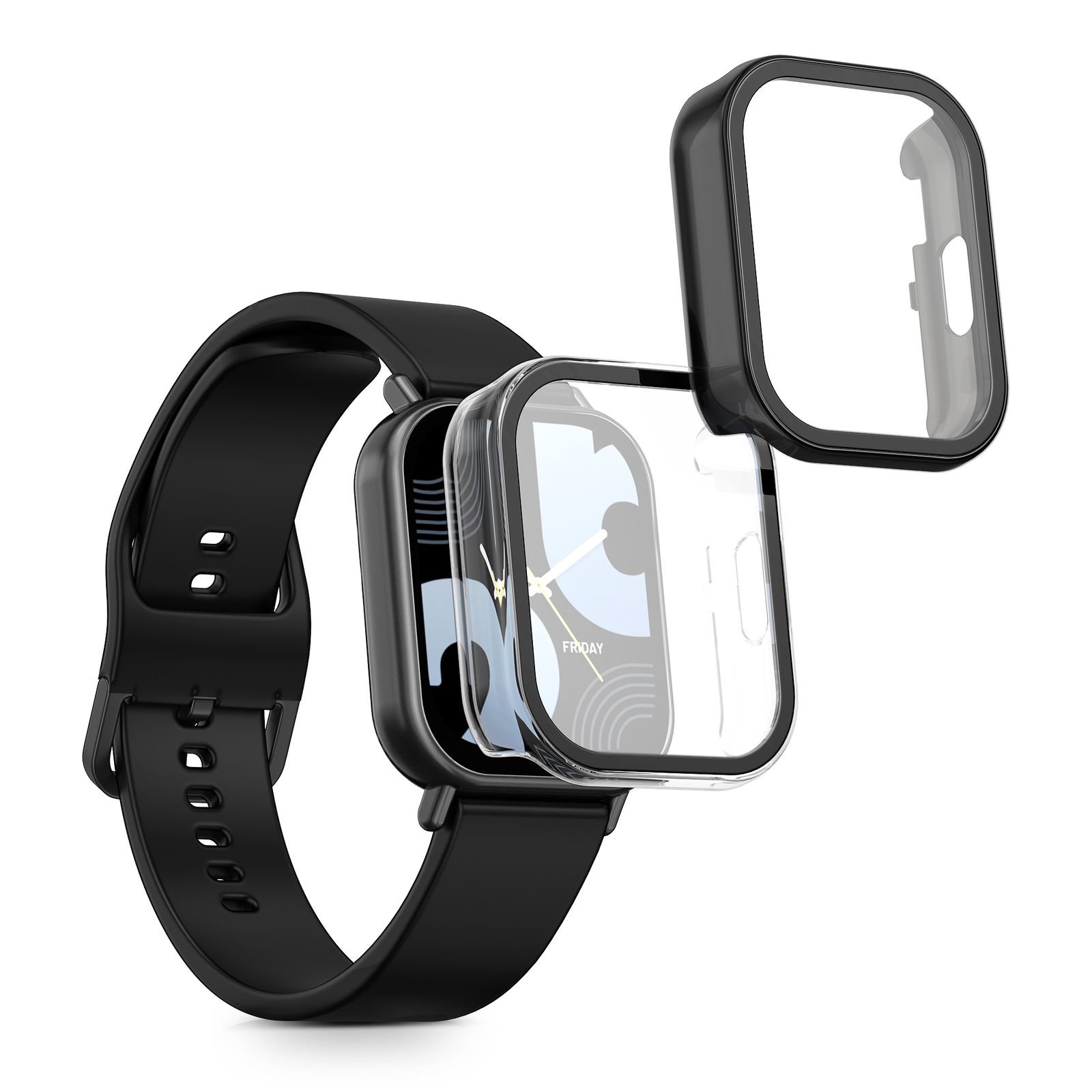Бренд Hülle для умных часов Xiaomi Redmi Watch 5 Lite Silikon Fullbody Schutzhülle Case Smartwatch