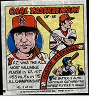 Carl Yastrzemski Boston Red Sox 1979 Topps Comic* Yaz 