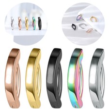 14G/16G Stainless Steel Belly Button Rings Reverse Curved Navel Piercing Jewelry