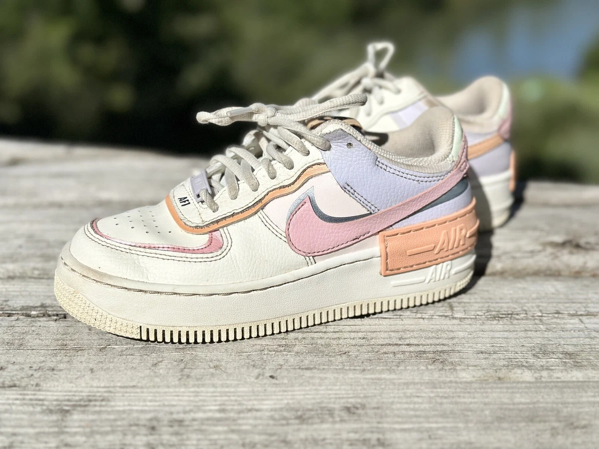 Nike Air Force 1 Shadow AF1 Sail Pink Orange Chalk CI0919 111