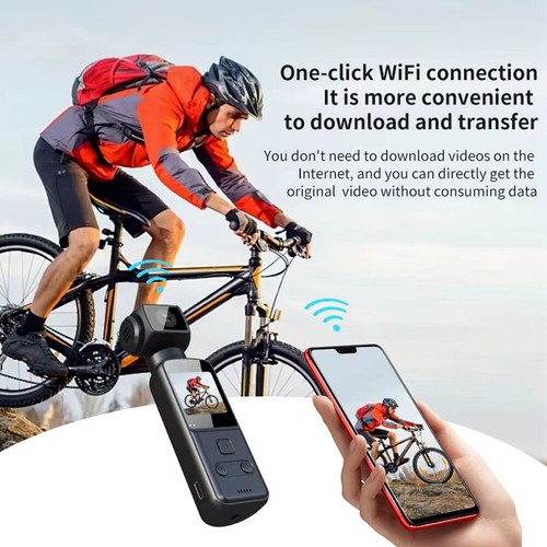 4K Body Camera with External Microphone Mini Video Audio Pocket Cam 270° Rotate - Picture 16 of 24