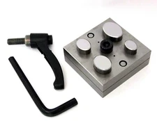 Large Oval Disc Cutter 13x18mm to 22x 30mm With 4 Punches With Lever