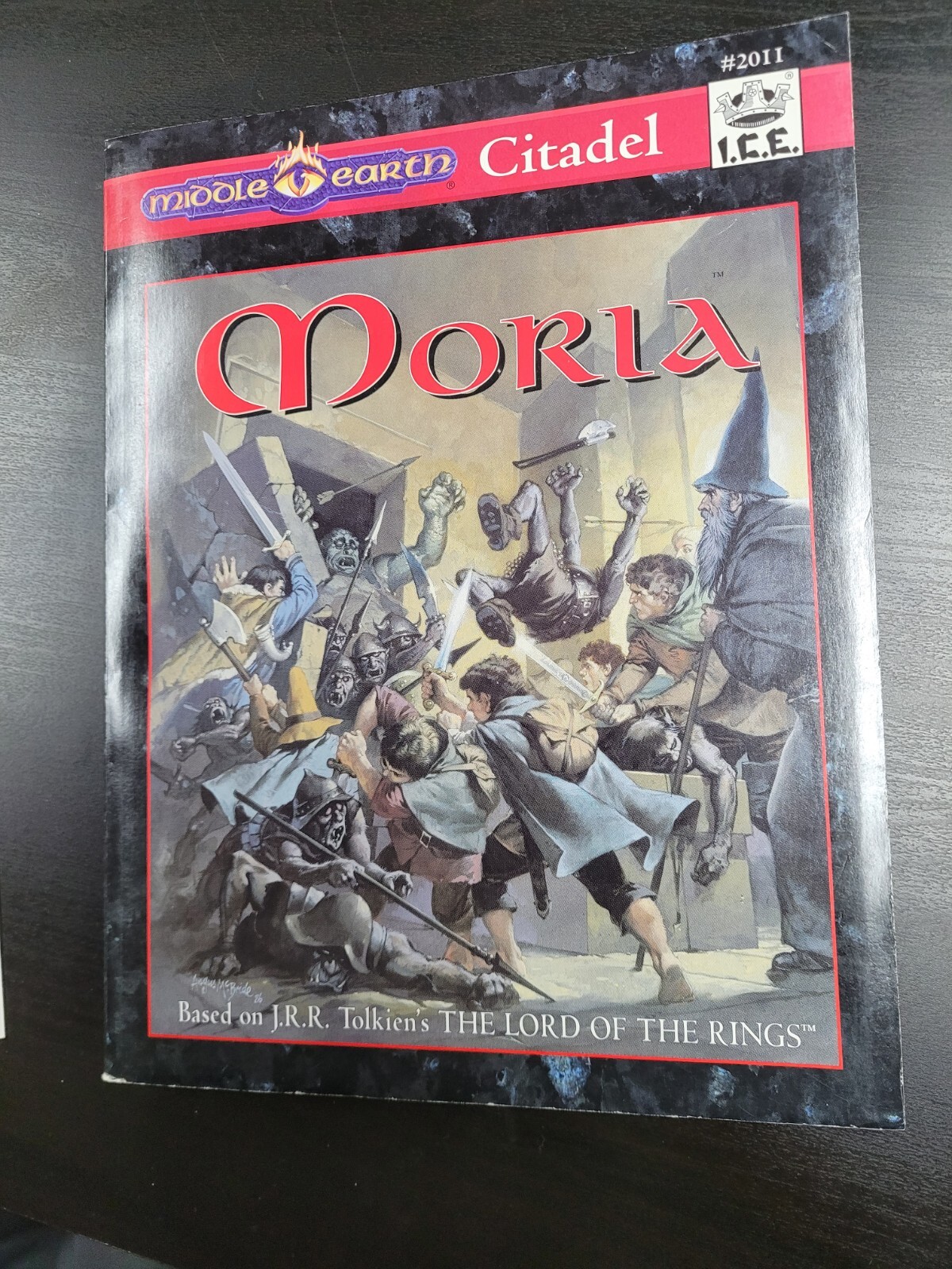 Rolemaster Moria(Paperback)ICE 2011*Lord of the Rings:Middle Earth Citadel*w/MAP
