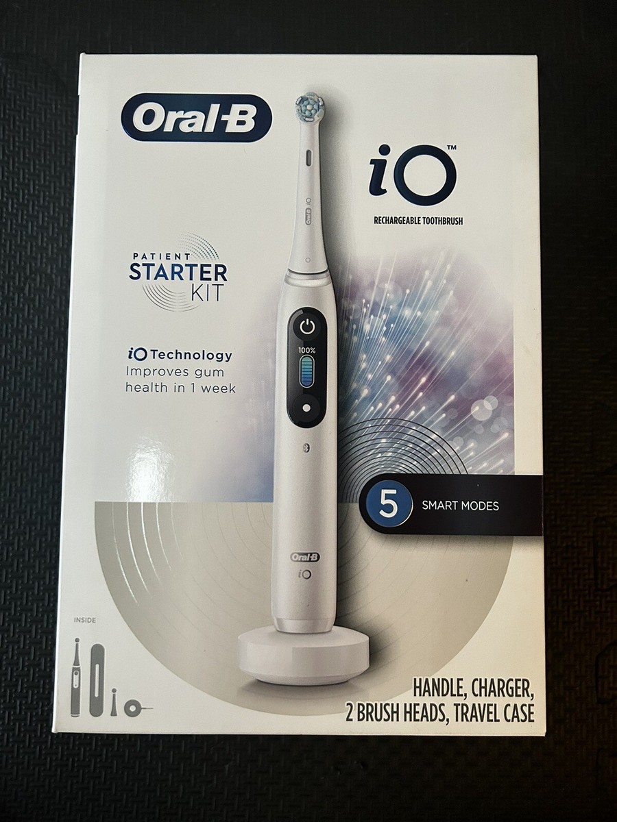 New Oral-B iO Series 7 Electric Toothbrush - White Alabaster | eBay