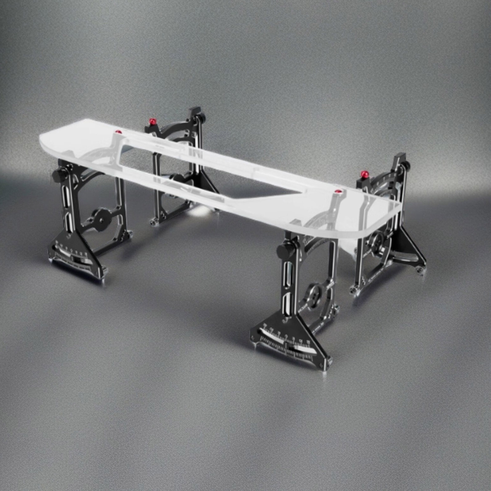 RC Chassis Setup System For 1/10 RC Touring Car Camber Caster Toe Gauge