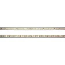 12 Inch 16R Flexible Machinist Rule Stainless 1/50, 1/10, 1/32, 1/64 Made in USA