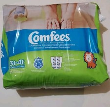 Comfees Toddler Toddler Training Pants Size 3T to 4T 32 to 40 lbs. 23 Ct